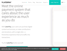 Tablet Screenshot of laterpay.net